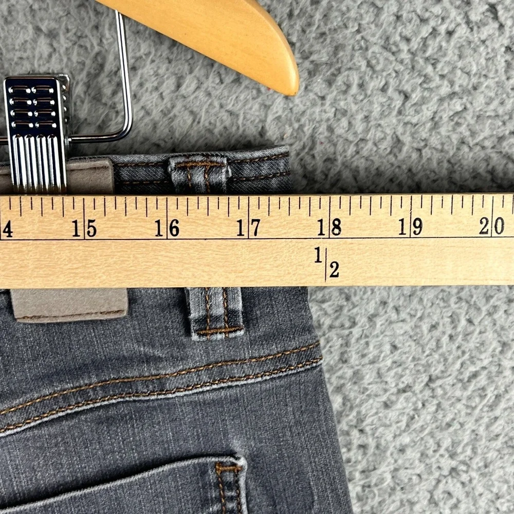 PrAna Jeans Mens 34X32 (35x32) Medium Wash Grey Denim Straight Leg Slim Fit - Picture 9 of 10